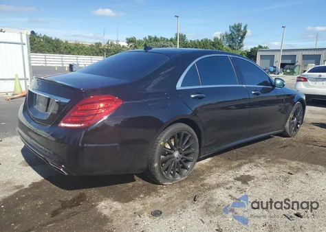 2017 Mercedes-Benz S 550 из США, поврежденный, VIN WDDUG8CBXHA317501